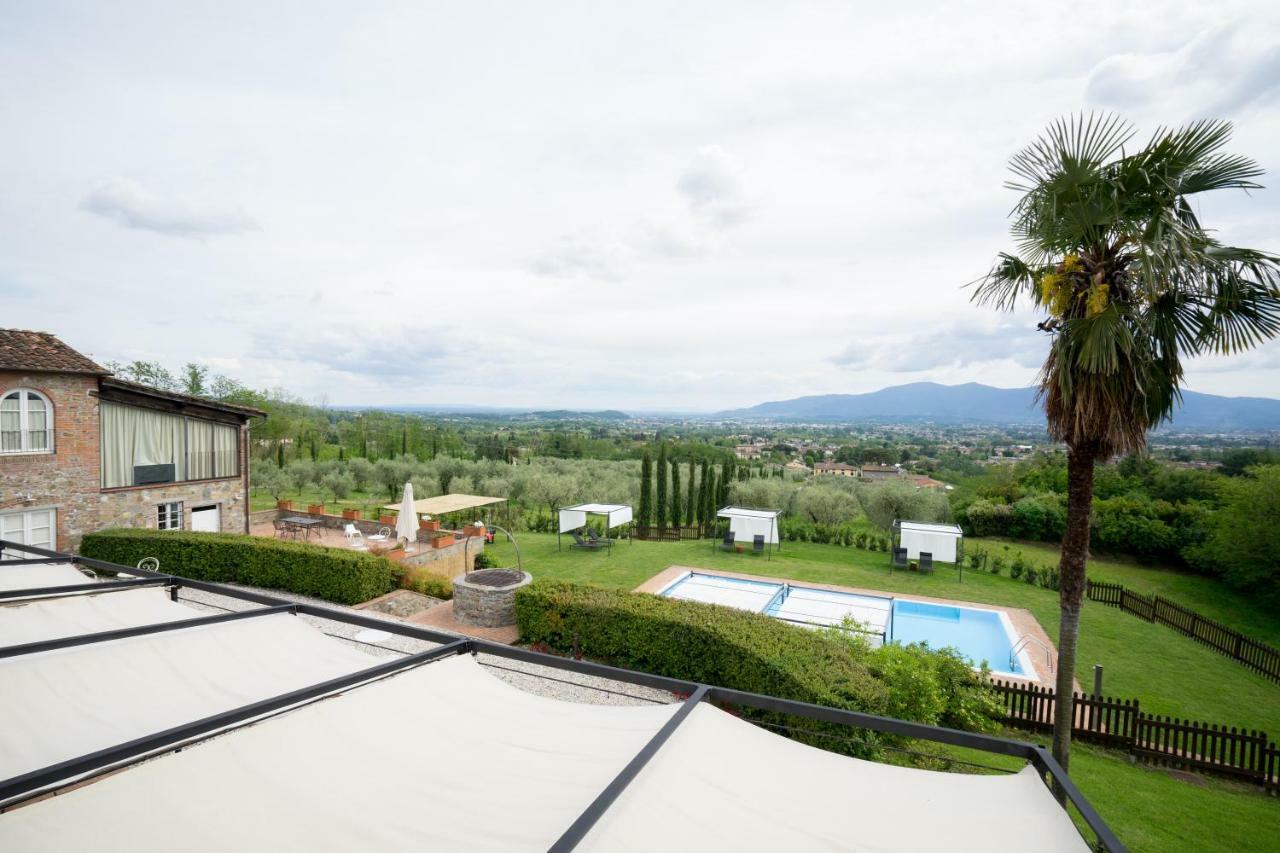 Accogliente Alloggio Con Vista E Piscina Lucca Dış mekan fotoğraf